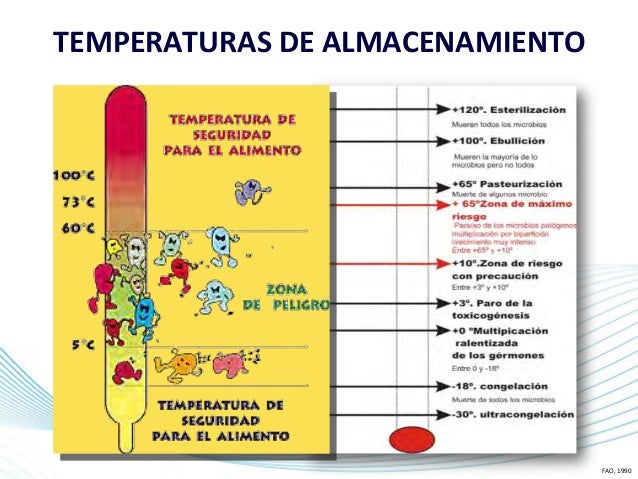 Almacenamiento en servicios de alimentación