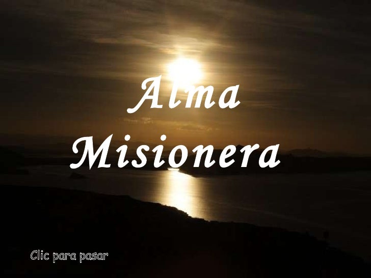 Alma misionera