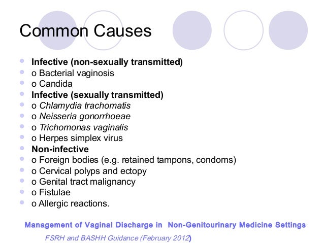 Vulvovaginal Candidiasis - 2015 STD Treatment Guidelines