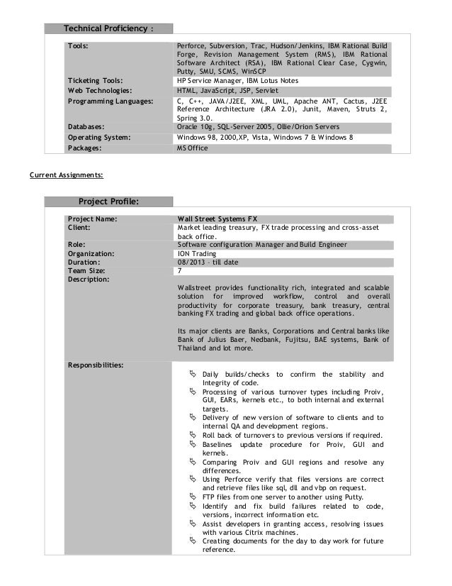 Build release engineer resume