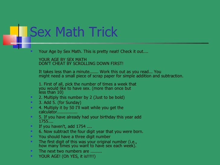 Age by sex math multiply by 50 - Porn pictures Mika bodana pornstar