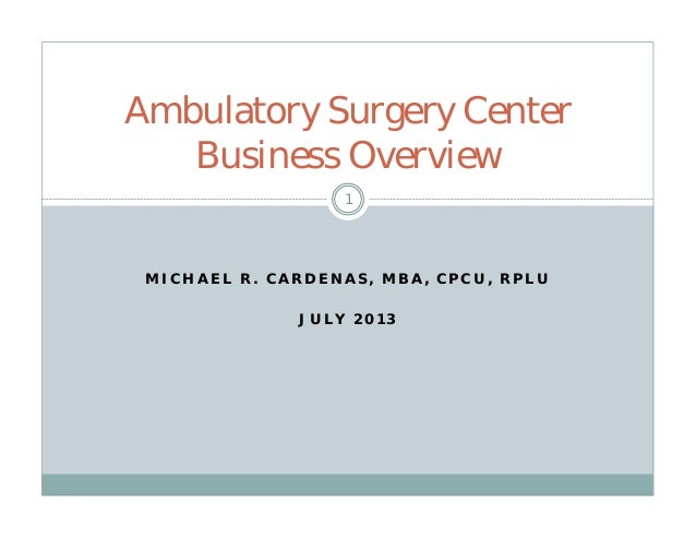 business plan ambulatory surgery center