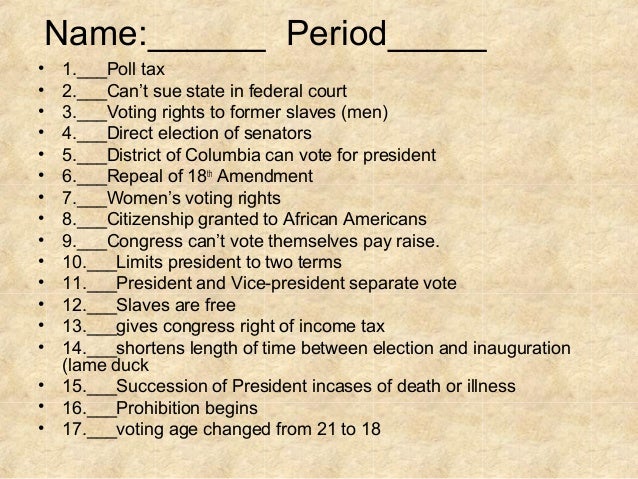 the bill of rights powerpoint