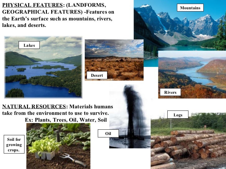 Study Of The Earth S Natural Features Study Of The Earth S Natural Features