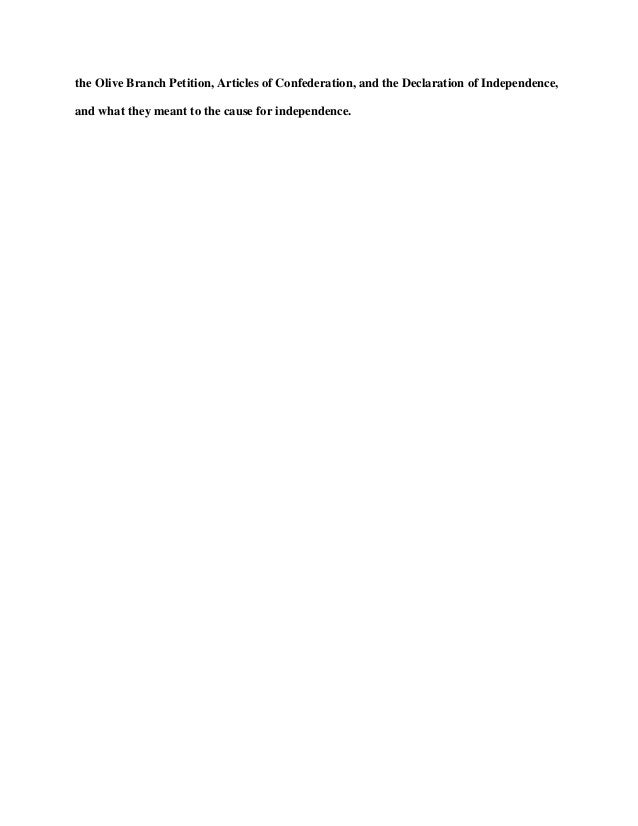 written branch olive petition
