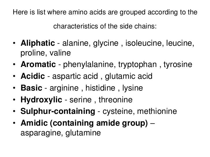 Amino acids