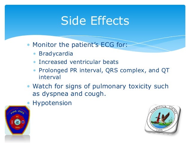 Amiodarone Toxicity Side Effects