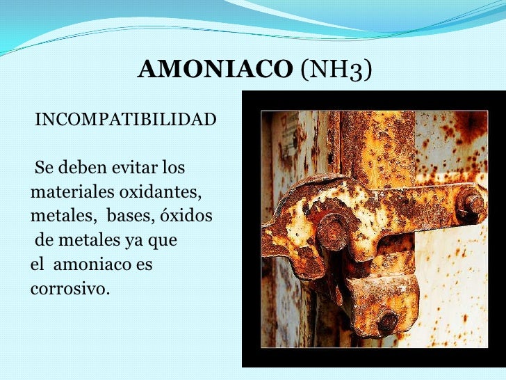 Amoniaco (nh3) Amoniaco (nh3)