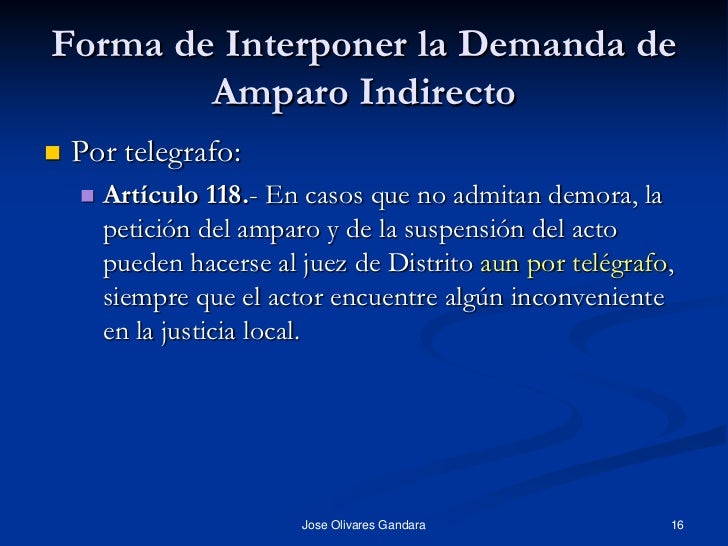 Formato De Demanda De Amparo Indirecto Por Omision es.slideshare.net