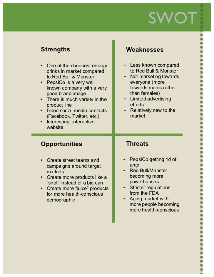 PepsiCo marketing analysis