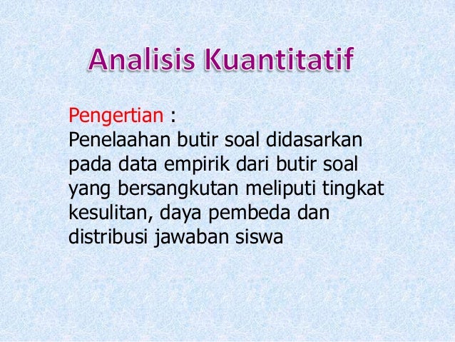 analisis butir soal essay analisis butir soal essay