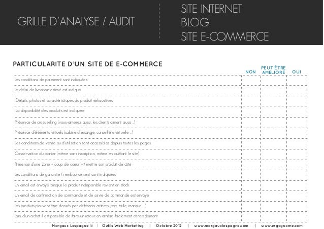 Grille Audit Site Web