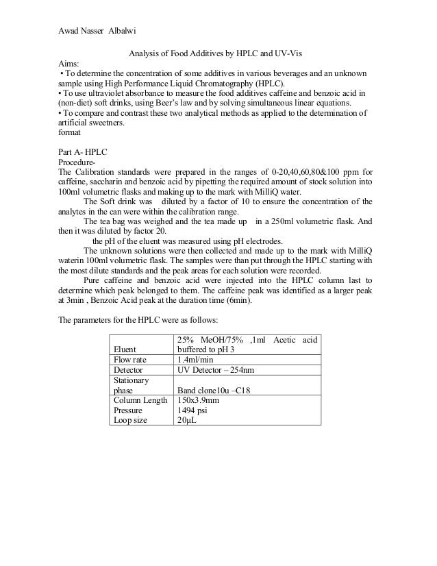 analytical chemistry lab reports analytical chemistry lab reports