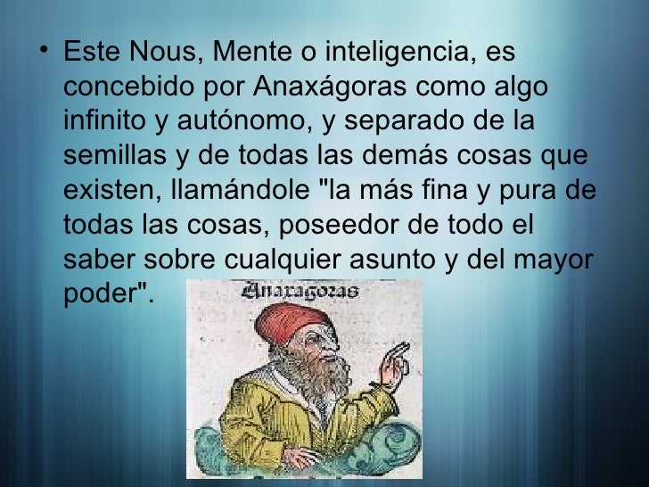 Resultado de imagen para el nous de anaxagoras