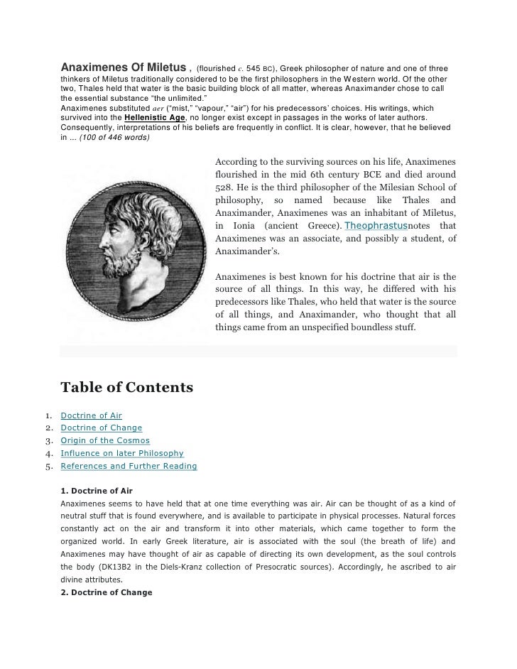 thales anaximander and anaximenes Anaximander, anaximenes, pythagoras, philolaus patrick maher 1 what is everything made of according to thales anaximander anaximenes which of these is closest to. thales anaximander and anaximenes Anaximander, anaximenes, pythagoras, philolaus patrick maher 1 what is everything made of according to thales anaximander anaximenes which of these is closest to.