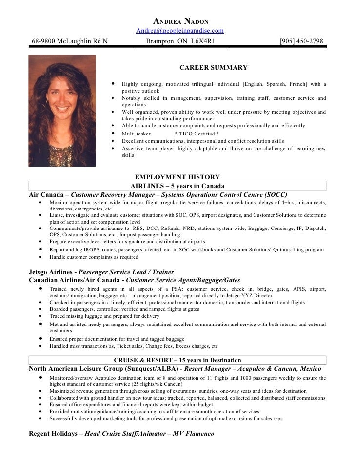 sample airline customer service agent cover letter