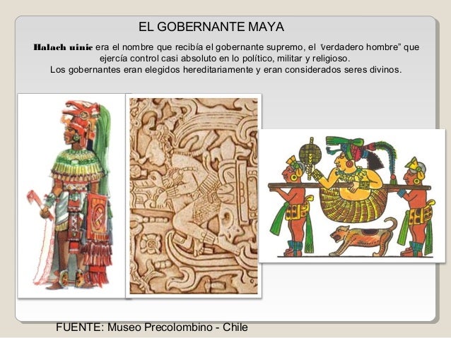 organizacion politica mayas