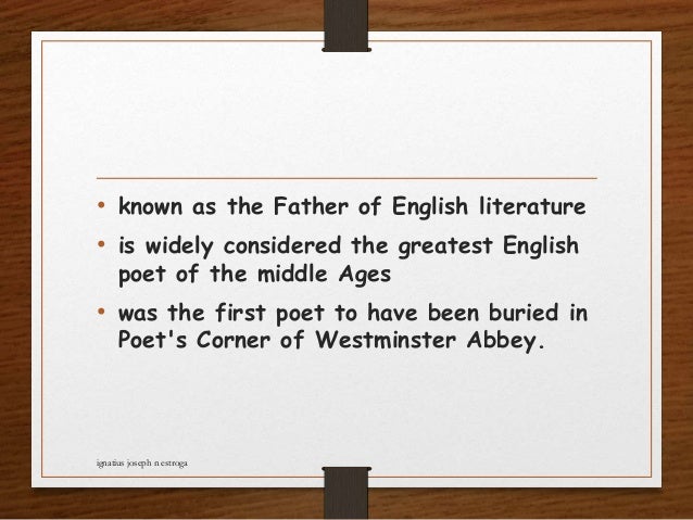 Father of essay in english literature