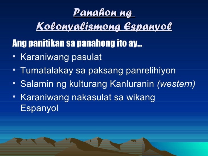 Ang Mga Panahon ng Panitikan