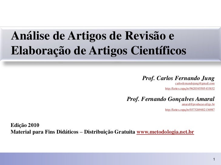 Temas de artigos cientificos