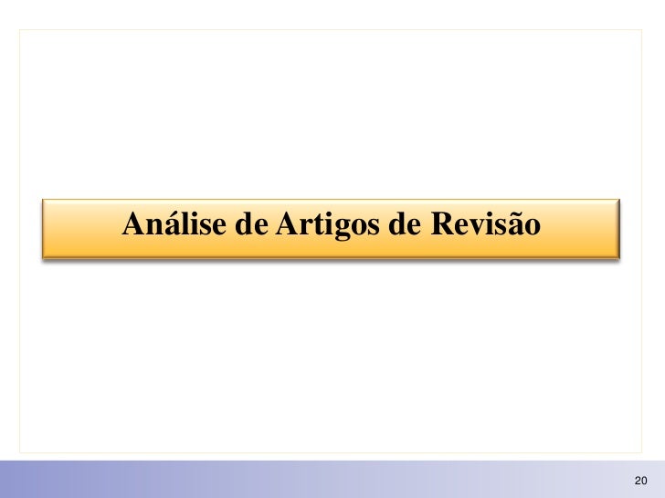 Artigos de revisao medicina