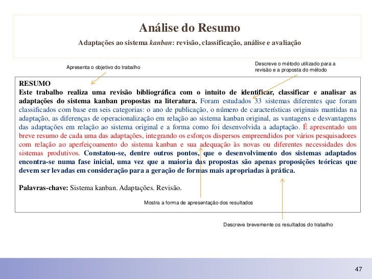 Revisao de artigos cientificos