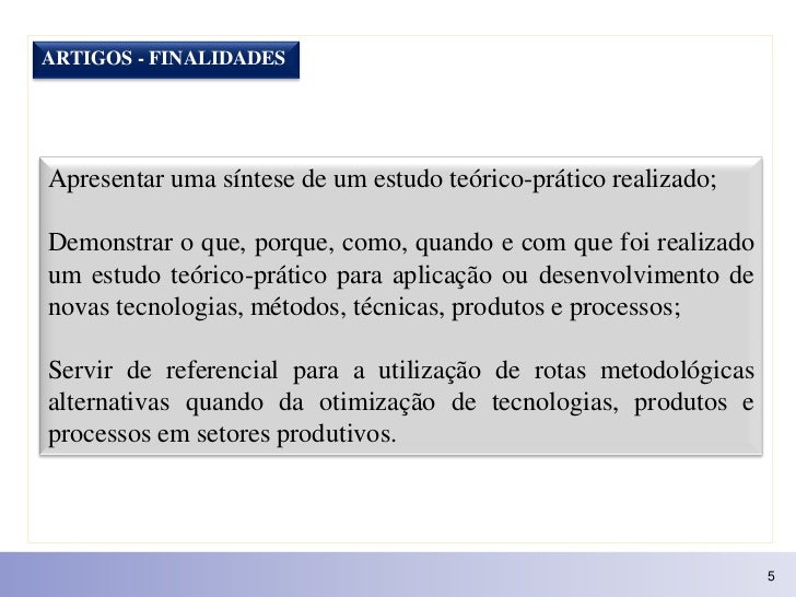 Revisao de artigos cientificos