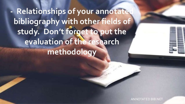 Research Paper With Annotated Bibliography
