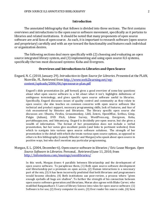 How to write a annotated bibliography introduction