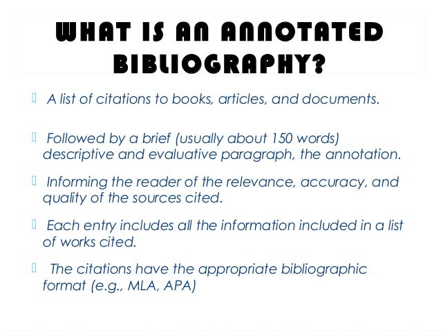 Meaning of annotated
