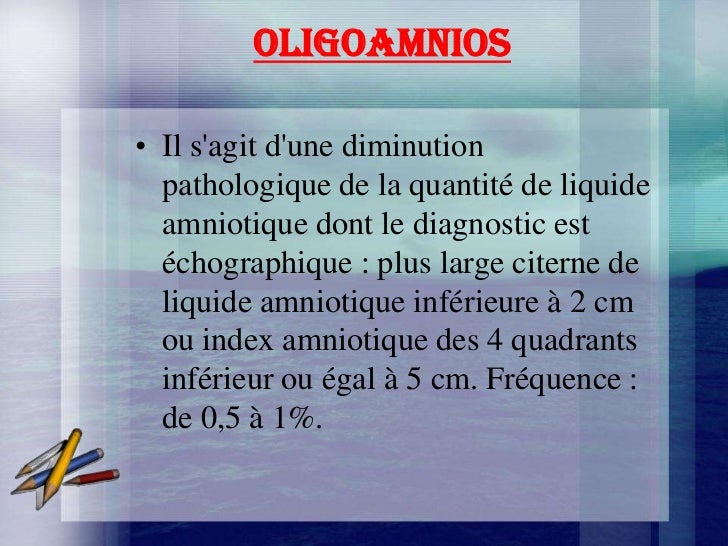 Anomalies du liquide amniotique (2)