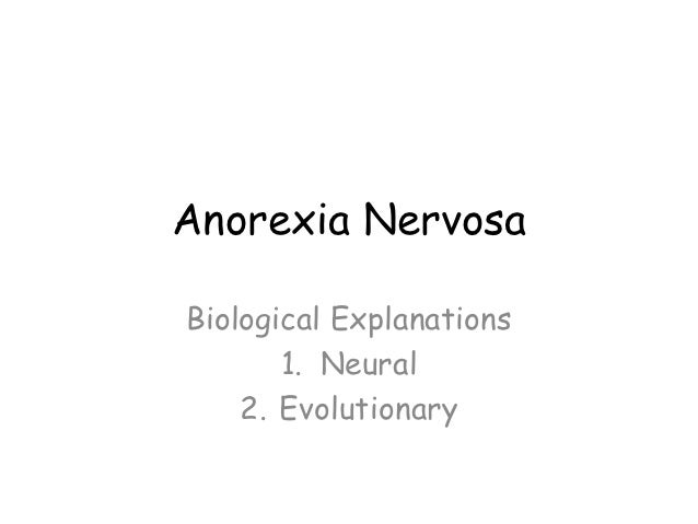 anorexia nervosa essay