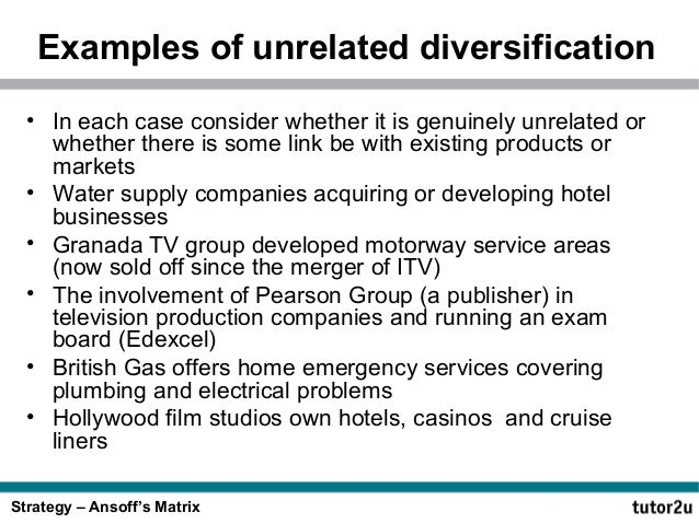 diversification growth strategy definition