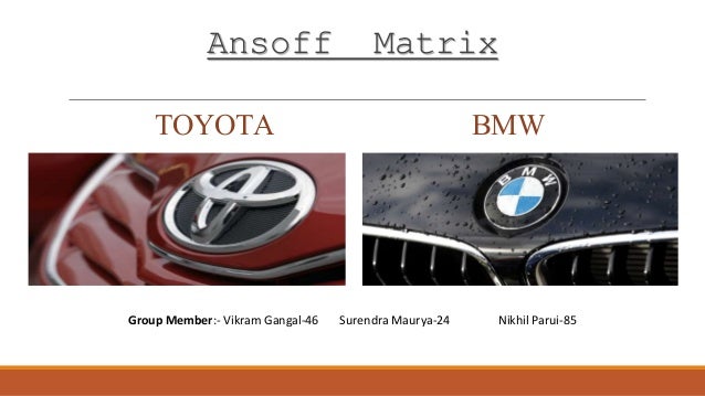 Ansoff matrix analysis of bmw #5