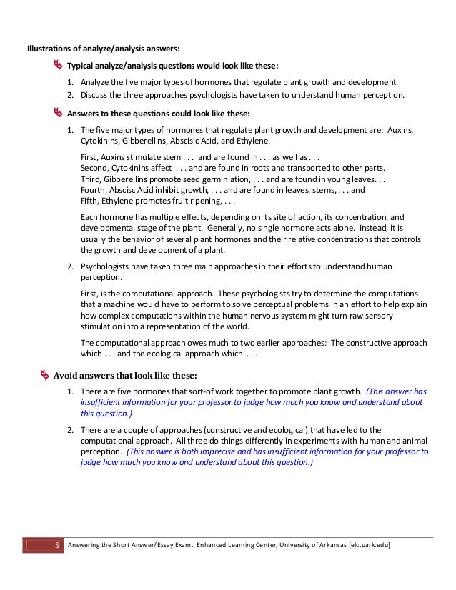 Short answer exam questions   monash university