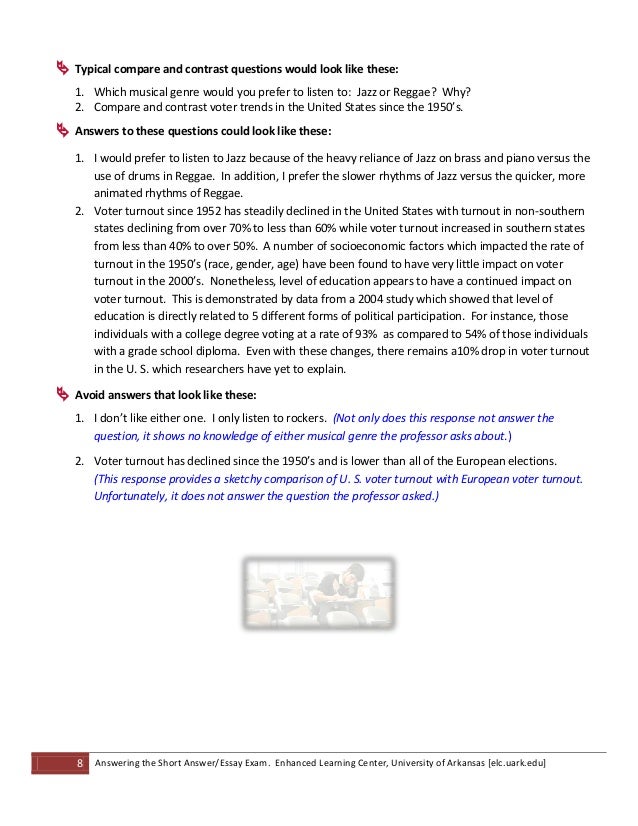 Short answer essay