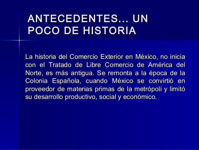 Simple Antecedentes Del Comercio Exterior En Mexico for Small Space