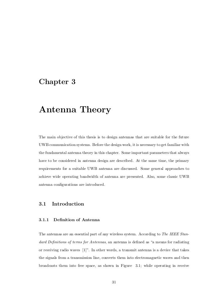 Phd thesis on patch antenna