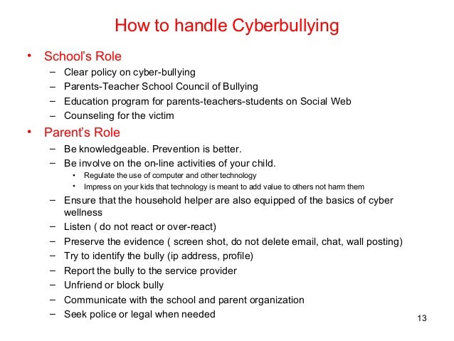 Thesis about cyber bullying in the philippines