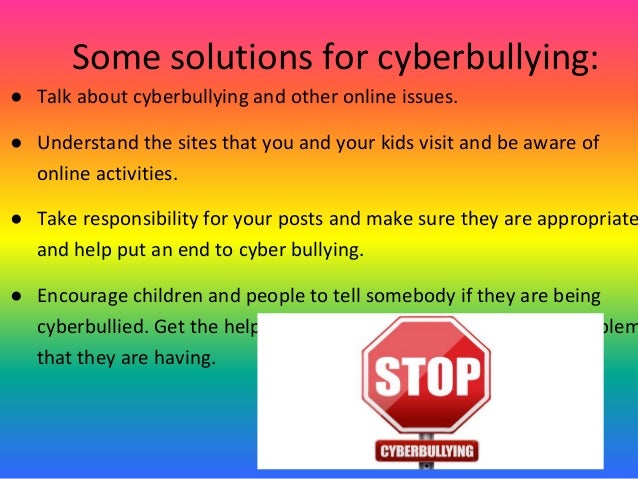 cyberbullying bullying and possible solutions Webroot smarter cybersecurity solutions gently ask questions to discover how long the cyberbullying has been going on, the names of those involved (if if there is evidence of the cyberbullying – saved text messages, posts, websites, etc. cyberbullying bullying and possible solutions Webroot smarter cybersecurity solutions gently ask questions to discover how long the cyberbullying has been going on, the names of those involved (if if there is evidence of the cyberbullying – saved text messages, posts, websites, etc.