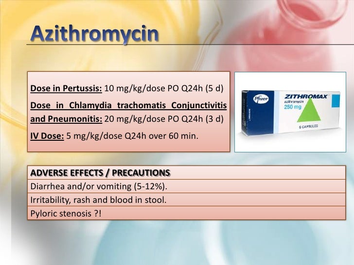 Pertussis And Zithromax