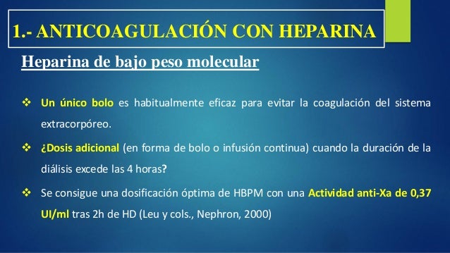 Warfarina De Bajo Peso Molecular