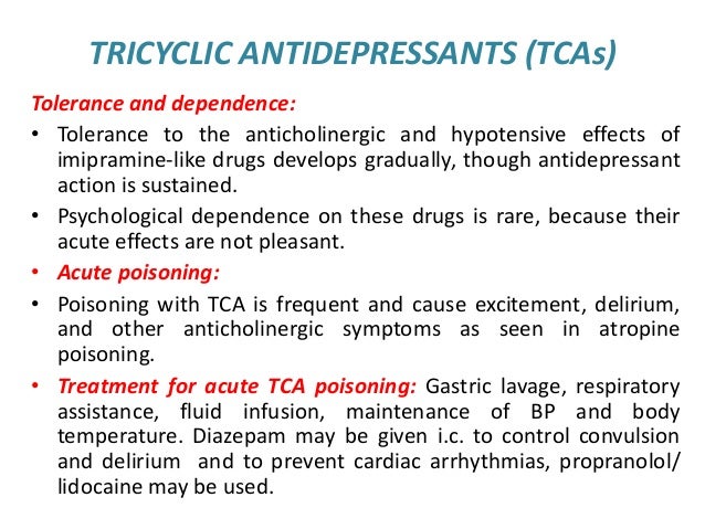 Tricyclic Antidepressants