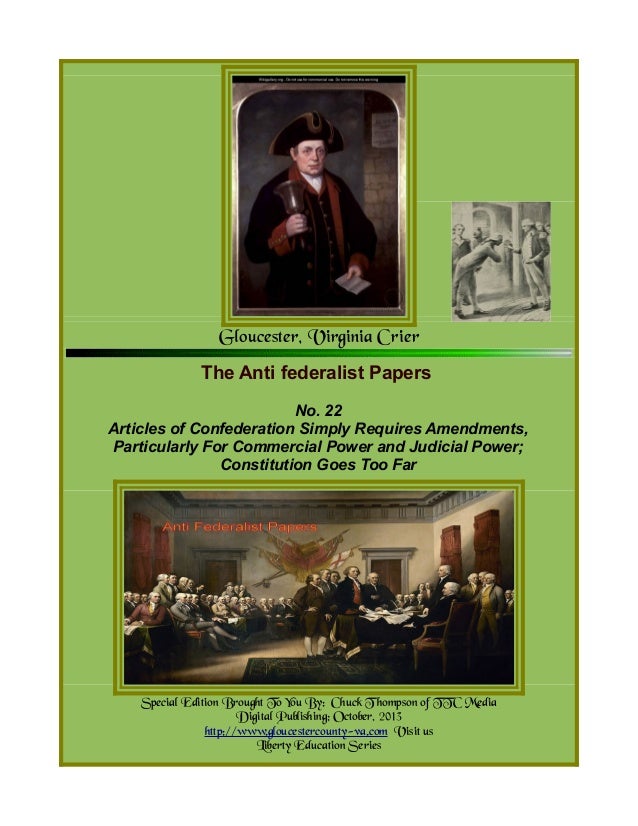 anti-federalists essays anti-federalists essays