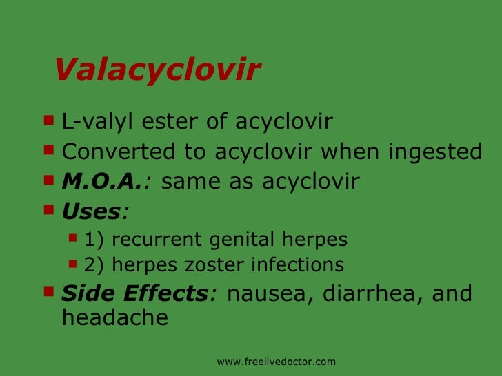 Side effects of famvir