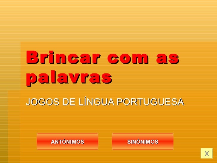 Apresentar sinonimos