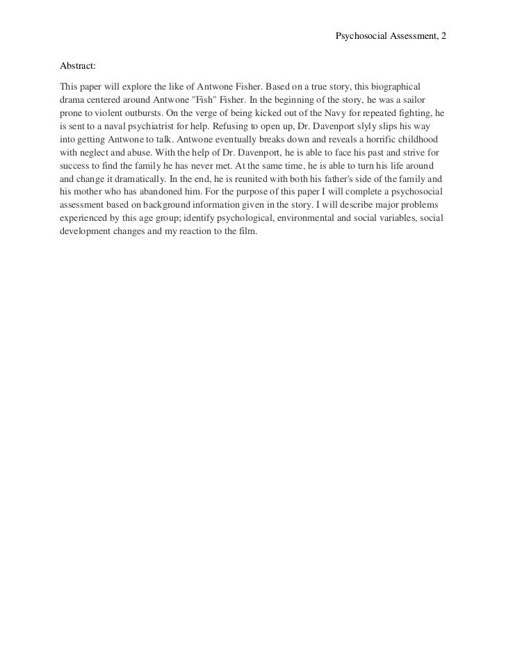 Antwone fisher essay