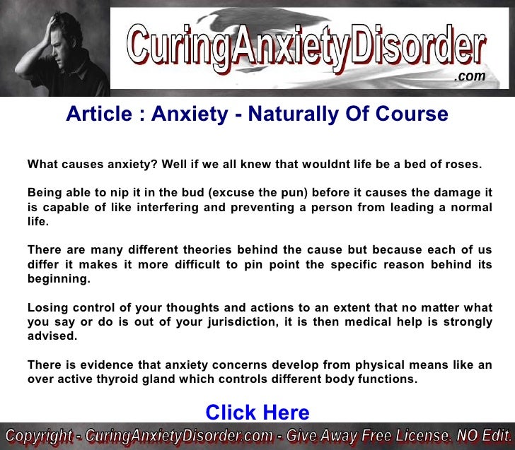 Curing Stress And Anxiety Naturally Curing Stress And Anxiety Naturally
