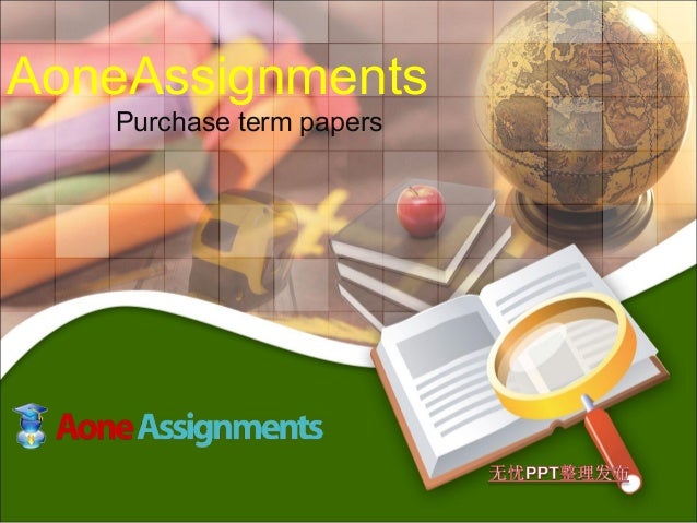 Buy Term Papers Online from the Best USA Writers safely and Cheap