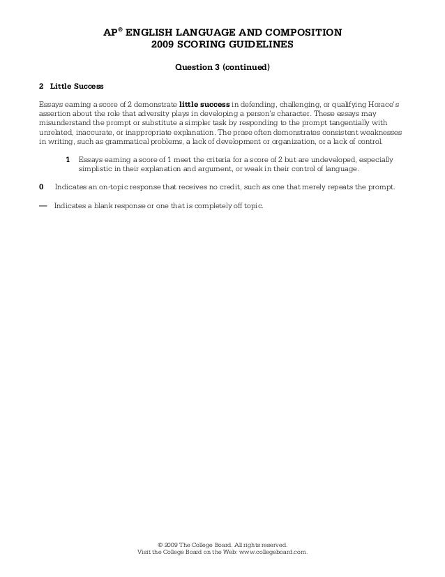 ap essay scoring guidelines